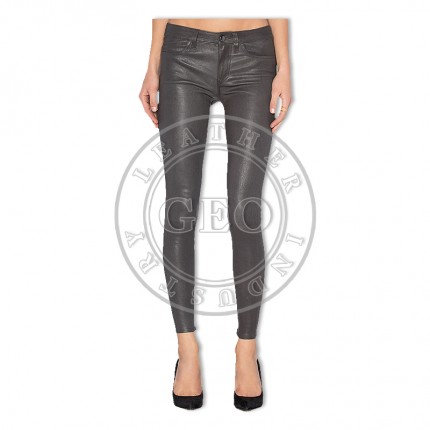 Ladies Leather Pants Vogue New Fashion 2017